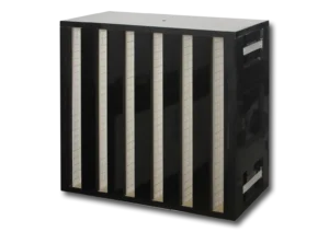 HEPA filter visokog kapaciteta sa V-modulskim dizajnom i plastičnim ramom