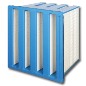 Ekstra veliki V-ćelijski kompaktni filter sa plastičnim ramom za visokokapacitetnu filtraciju vazduha u industrijskim HVAC sistemima