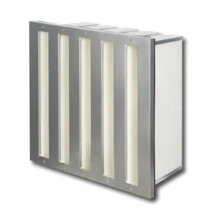 Kompaktni V-ćelijski filter sa metalnim ramom