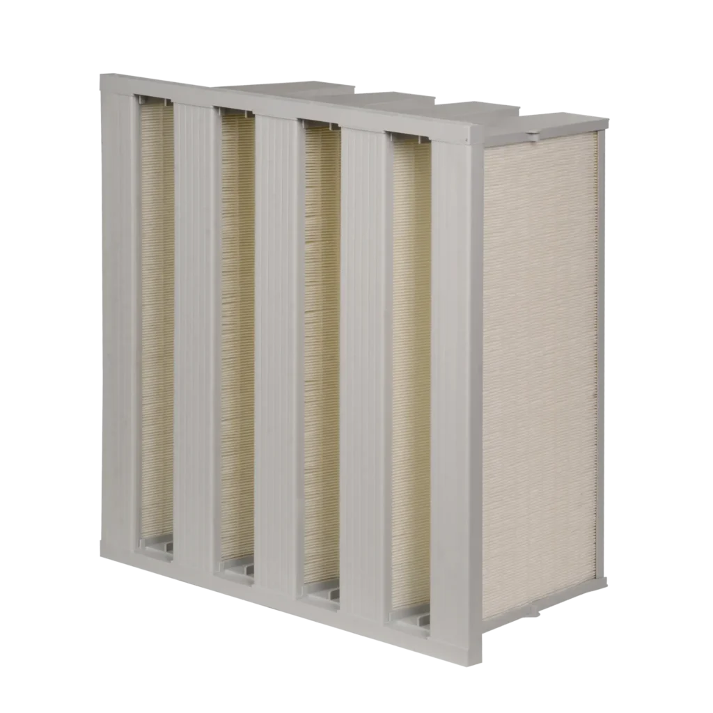 HEPA filter za vazduh V-ćelijskog tipa sa plastičnim ramom